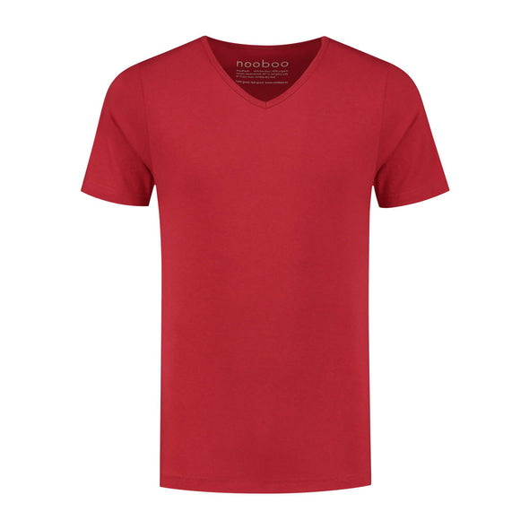 nooboo luxe bamboo v-neck t-shirt 6oz